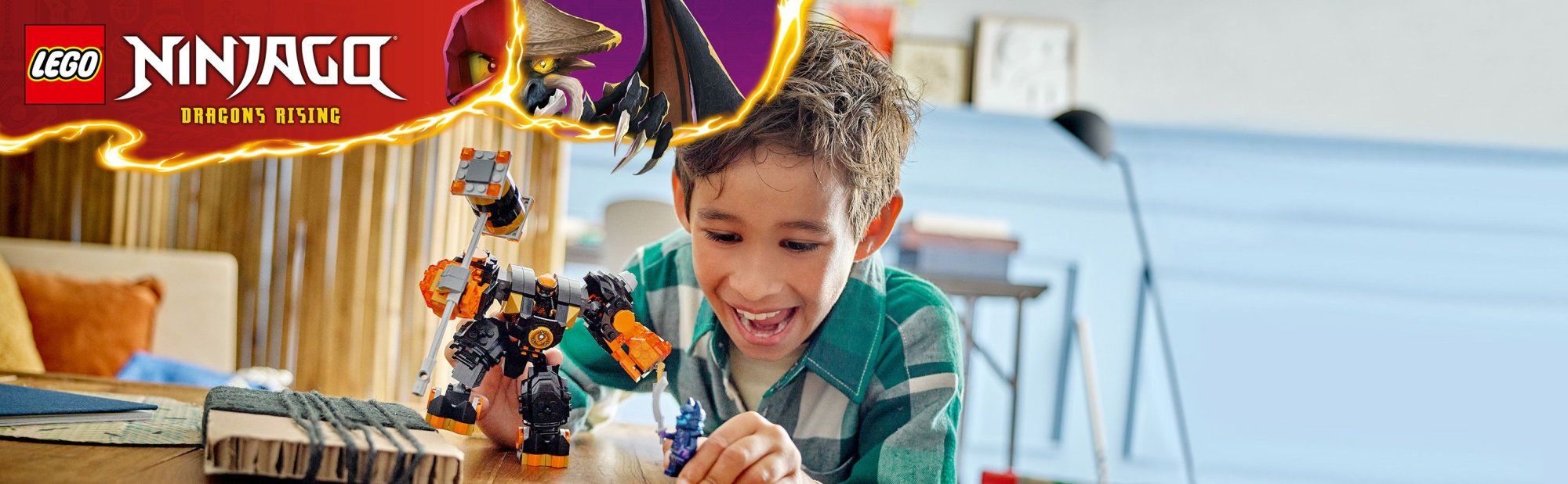 LEGO Ninjago 71806 Cole's Elemental Earth Robot