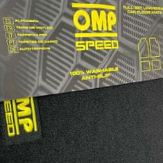 NEW Avtomobilska preproga OMP SPEED Univerzalno Rumena