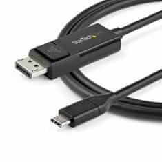 NEW Adapter USB C v DisplayPort Startech CDP2DP1MBD Črna 1 m