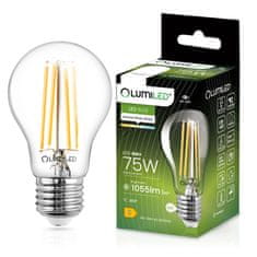 LUMILED 6x LED žarnica E27 A60 8W = 75W 1055lm 4000K Nevtralno bela 360° Filament