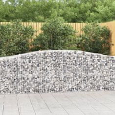 Vidaxl Obokane gabion košare 25 kosov 400x50x80/100 cm cinkano železo