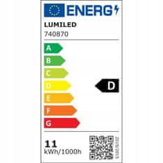 LUMILED 6x LED žarnica E27 A60 11W = 100W 1521lm 3000K Topla bela 360° Filament mlečni mehurček