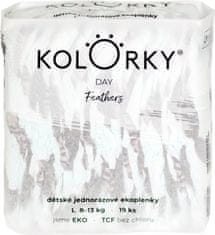 KOLORKY Otroške plenice DAY - Perje: velikost L (8-13 kg, 19 kosov)