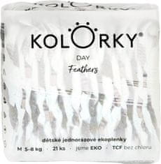 KOLORKY Otroške plenice DAY - Perje: velikost M (5-8 kg, 21 kosov)