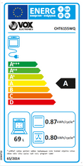 VOX electronics CHT6155WQ steklokeramični štedilnik