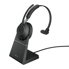 Jabra Evolve2 65/Mono/BT/Wireless/MS/Stand/Black