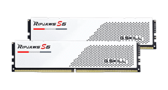 G.Skill Ripjaws S5 32GB Kit (2x16GB) DDR5-6000MHz, CL30, 1.35V, WHITE