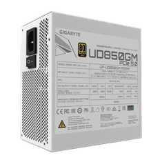Gigabyte UD850GM PG5W GOLD bel modularni napajalnik