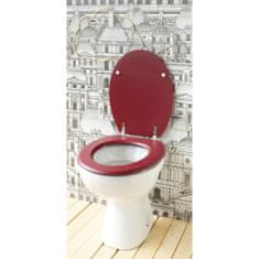 Gelco WC sedež Gelco Dolce Burgundija MDF Wood