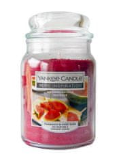 Yankee Candle dišeča steklena sveča WATERMELON SLICE 538g (gori 130h)