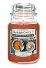 Yankee Candle Dišeča steklena sveča PUMPKIN PECAN PIE 538g (gori 130h)