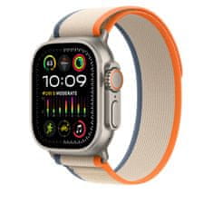 Apple Watch Acc/49/Orange/Beige Trail Loop - S/M