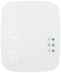 STRONG komplet 3 adapterjev Powerline 600 TRI MINI/ 600 Mbit/s/ 1x LAN/ bela