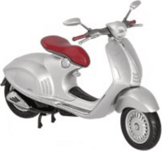 Welly Kovinski skuter Vespa 946 srebrn