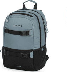 Oxybag Študentski nahrbtnik OXY Black Grey