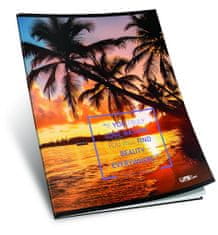 REAS-PACK Šolski delovni zvezek 440 izdaja NARAVA - Sončni zahod na plaži