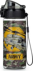 Oxybag Steklenička za pitje OXY CLICK Army Helicopter 500 ml