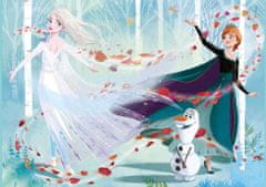 Clementoni Puzzle Dvojno barvanje obraza - Frozen 2, 104 kosov