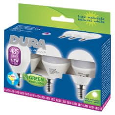 Duralamp LED sijalka klasika E14 5,7W dnevno bela 485lm CRI>80 240°