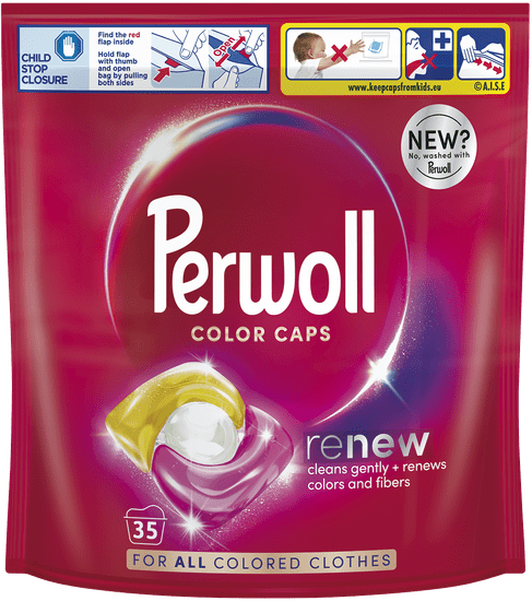 Perwoll Kapsule za pranje perila Color+, 35 pranj