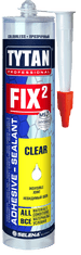 STREFA Tytan montažno lepilo in silikon FIX2 CLEAR 290ml 