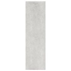 Vidaxl Knjižna omara/pregrada betonsko siva 80x30x103 cm