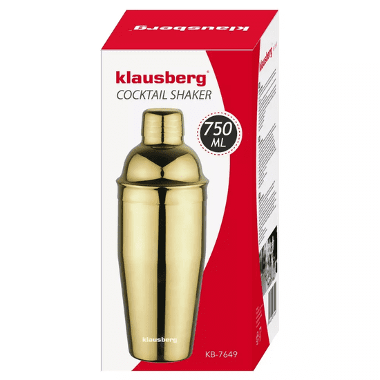 KLAUSBERG Mešalnik za koktajl 750 ml zlato