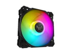 ASUS TUF Gaming TF120 RGB ventilator za ohišje, PWM, 120mm, črn