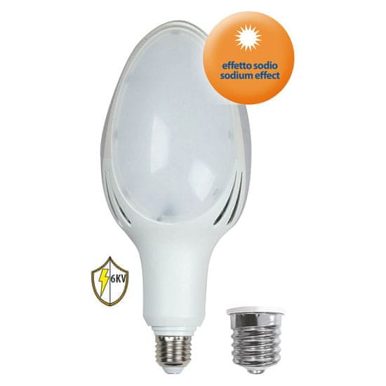 Duralamp LED sijalka elipsa E27/E40 70W toplo bela 5600lm CRI>80 300°