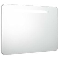 Vidaxl LED kopalniška omarica z ogledalom 80x9,5x55 cm