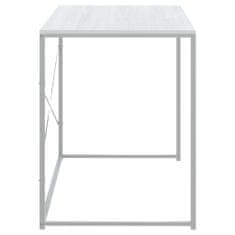 Vidaxl Računalniška miza bela 110x60x70 cm inženirski les