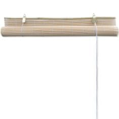 Vidaxl Rolo senčilo iz naravnega bambusa 4 kosi 120x160 cm