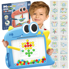 WOOPIE WOOPIE Otroška Montessori magnetna tabla MagPad Dinosaur