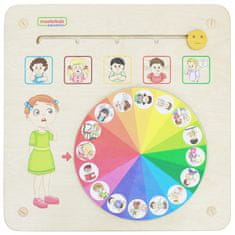Masterkidz Izobraževalna tabla Učenje čustev Montessori Upravljanje čustev