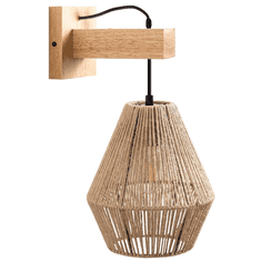 Toolight LAMPA ŚCIENNA KINKIET APP1149-1W Wood