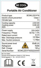 Be Cool Be Cool Klimatska naprava 9.000 BTU