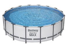 Montažni bazen Steel Pro MAX | 488 x 122 cm s kartušno filtrsko črpalko