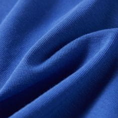 Vidaxl Otroška majica s kratkimi rokavi kobaltno modra 128