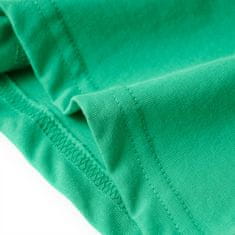 Vidaxl Otroška majica s kratkimi rokavi zelena 116
