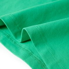 Vidaxl Otroška majica s kratkimi rokavi zelena 116