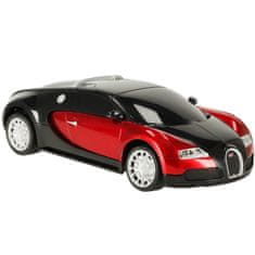 WOWO Bugatti Veyron RC Car - RC Avto na daljinsko upravljanje Bugatti Veyron Licenca 1:24 - Rdeča