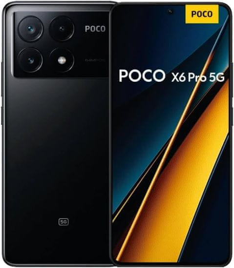 POCO X6 Pro 5G pametni telefon 12/512GB, črn