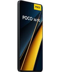 POCO X6 Pro 5G pametni telefon 8/256GB, rumena, vegansko usnje