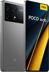 POCO X6 Pro 5G pametni telefon 8/256GB, siv