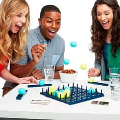 Netscroll Družabna igra za celo družino, namizna igra: kdo prvi zadane vzorec na kartici, za igranje s karticami in žogicami, za vse starosti, strateško razmišljanje, razvoj motorike, 2+ igralcev, HopGame