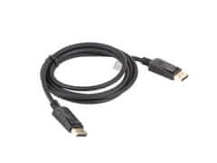 Lanberg lanberg ca-dpdp-10cc-0018-bk displayport kabel 1,8 m črn