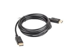 Lanberg lanberg ca-dpdp-10cc-0030-bk displayport kabel 3 m črn