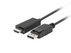 Lanberg lanberg ca-dphd-11cc-0030-bk kabel za spreminjanje spola displayport hdmi črn