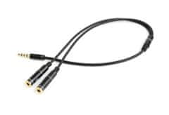 Gembird gembird !adapter audio mikrofon 3,5 mm mini jack/4pin/0. avdio kabel 0,2 m 2 x 3,5 mm črn