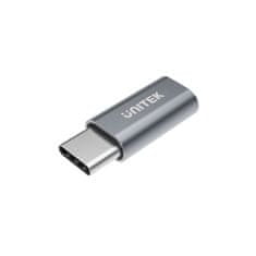 Unitek unitek y-a027agy kabelski vmesnik/gender adapter usb c micro usb siva